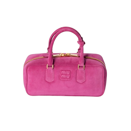 [스페셜오더]MIUMIU-5BP088 미우미우 핫핑크 아르카디 스웨이드 백