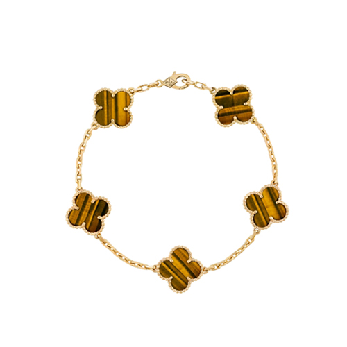 [스페셜오더]VAN CLEEF ARPELS-VCARD3 반클리프 옐로우 골드/옐로우 빈티지 알함브라 브레이슬릿