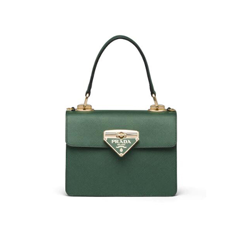 [스페셜오더]PRADA-1BN021 프라다 그린 사피아노 가죽 심볼 핸드백
