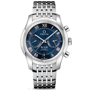 [스페셜오더]OMEGA-오메가 드 빌 코-액시얼 크로노그래프 스틸 블루다이얼 워치 42mm 홍콩명품 미러급 오메가짝퉁 드빌 이미테이션시계 by럭셔리즘